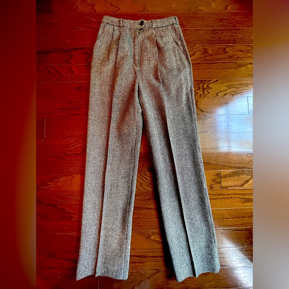 Vintage designer women’s high rise trouser
